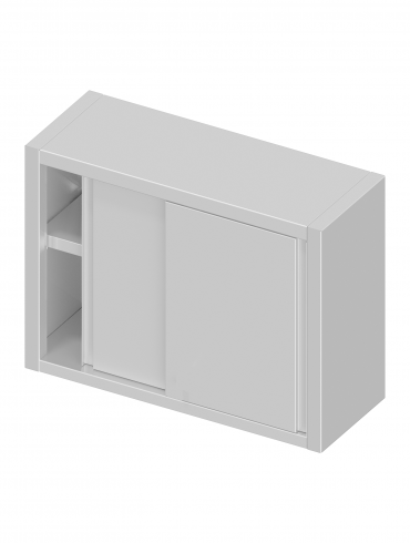 Steel Cabinet w/sliding doors 1